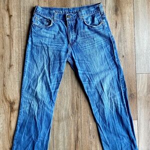 CARHARTT Men’s Loose Straight Denim Pants 35 x 33